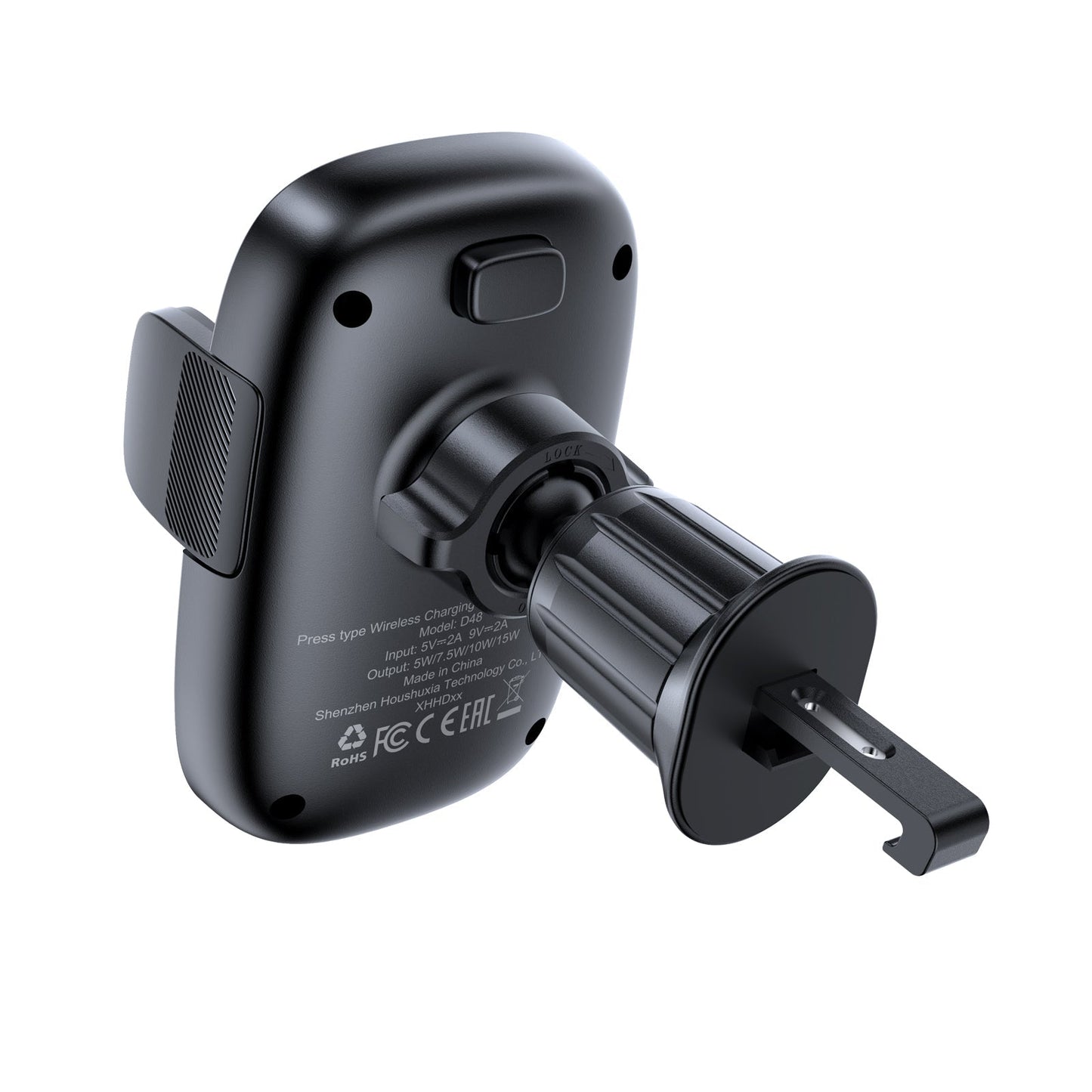 15W Wireless Charging Phone Holder for Air Vent (D48)