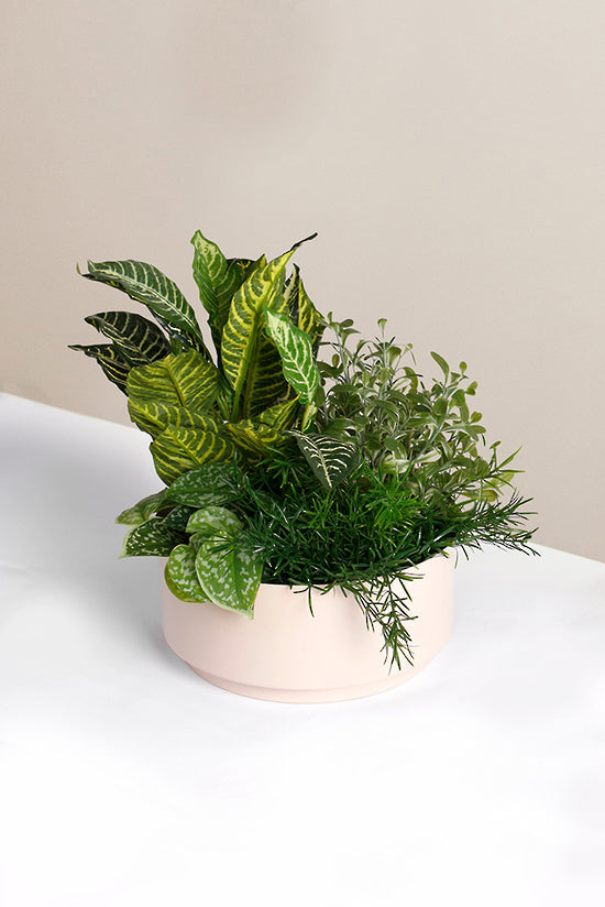 Harlow Beige Gloss Planter