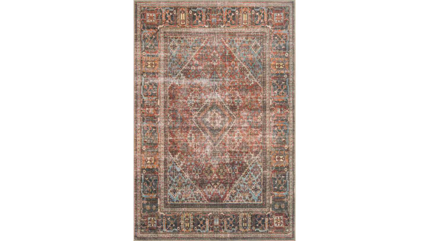 Loren Rug - Brick/Midnight