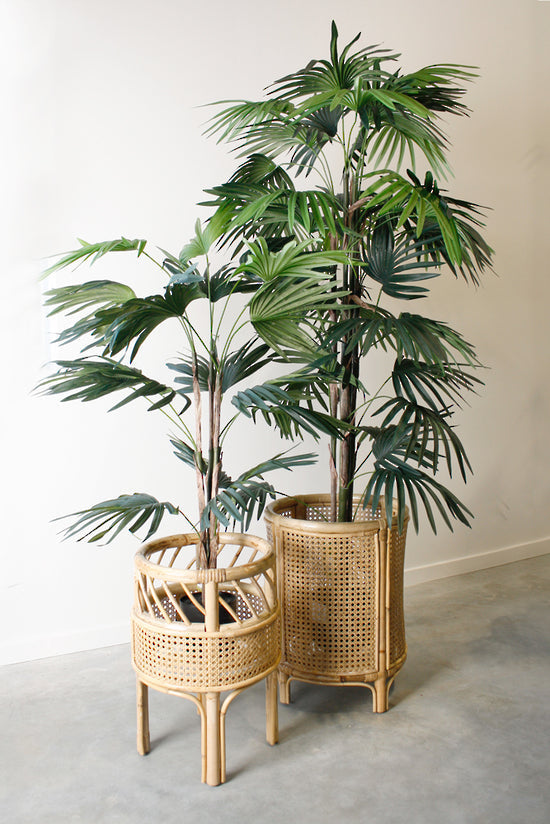 Kubu Rattan Planter Stand Large