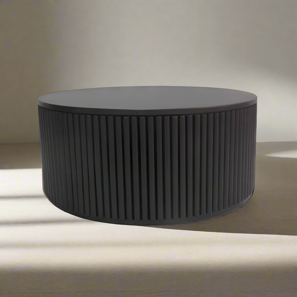 Amore Round Coffee Table - Black