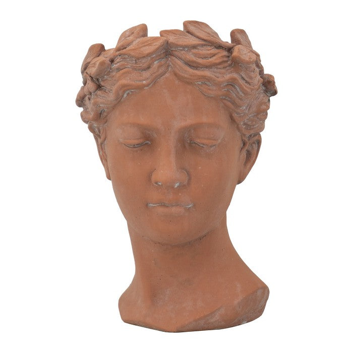 Terracotta Visage Head Planter