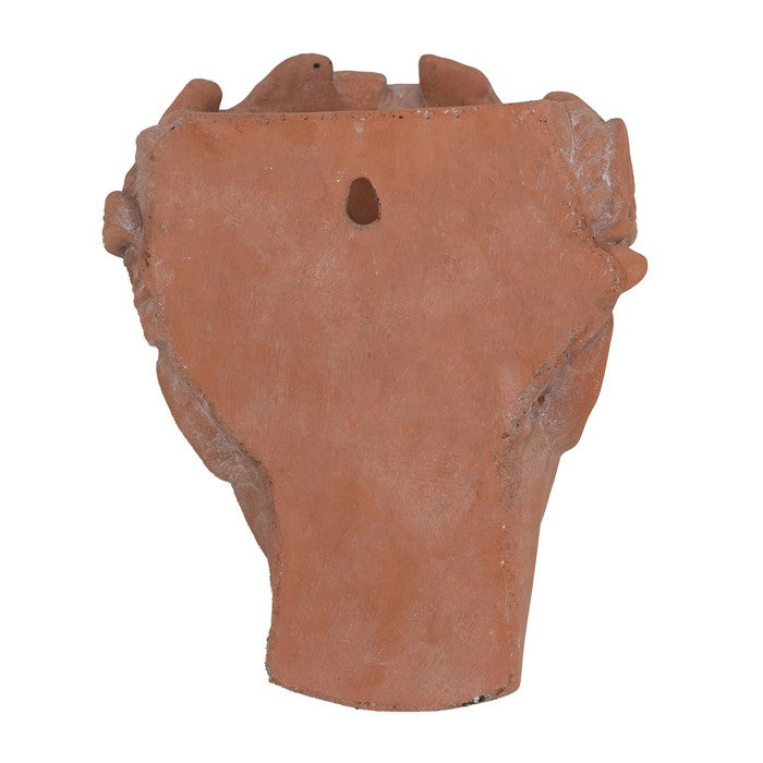 Terracotta Visage Head Planter
