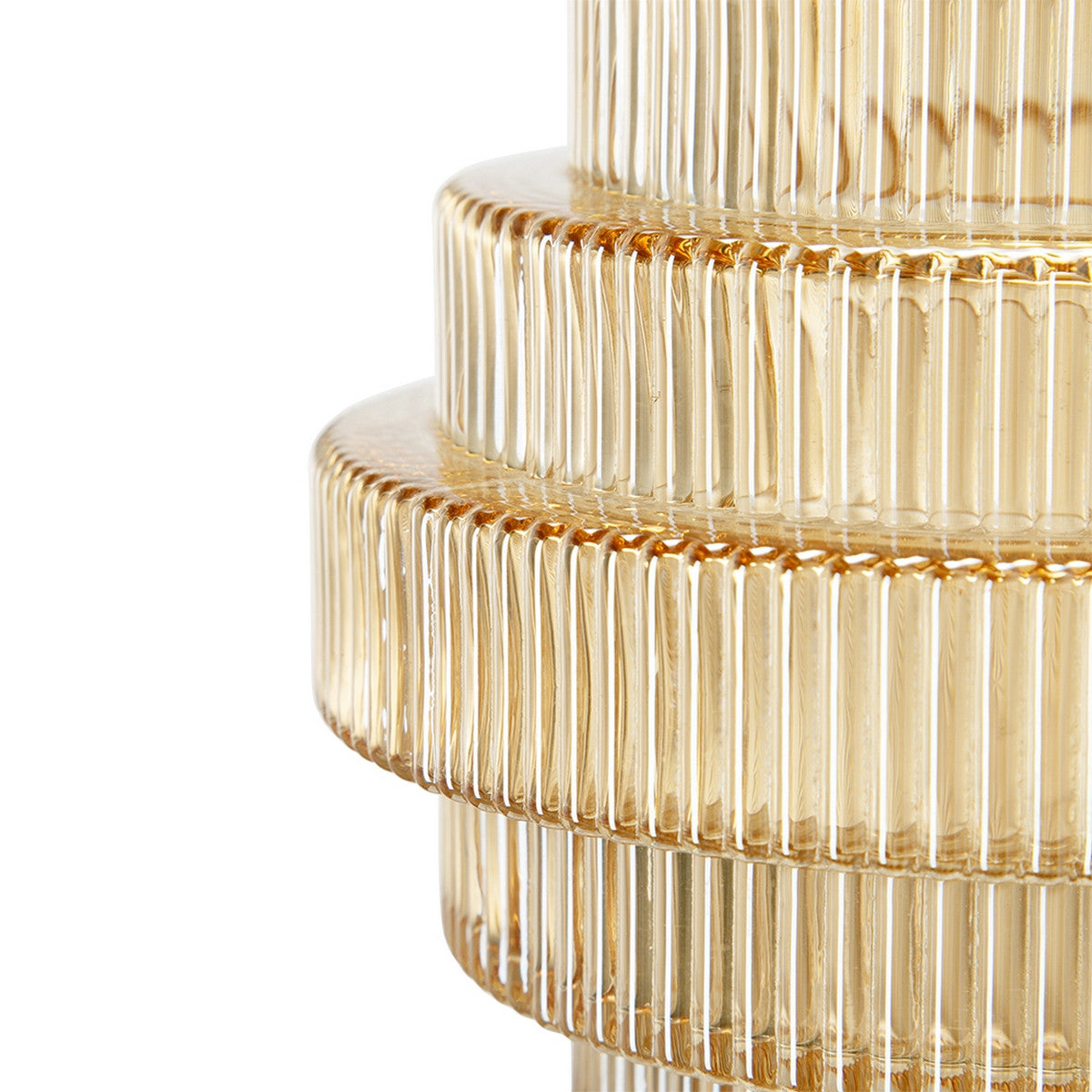 Glass Vase Set/2 - Amber