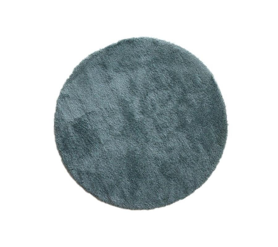 Nomadic Round Teal Blue Rug