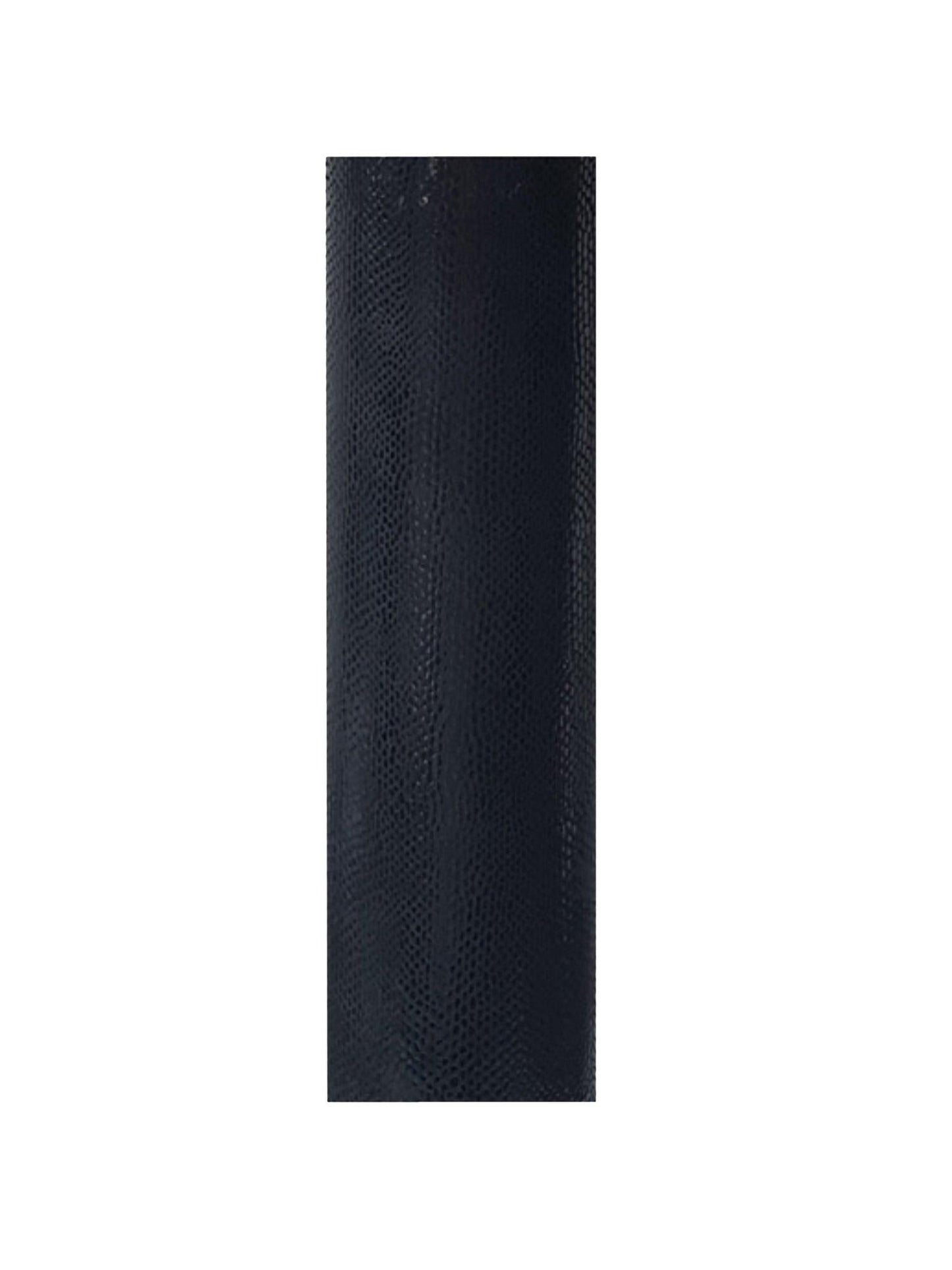 Nickle Plated Black Snake Skin Table Lamp - Large