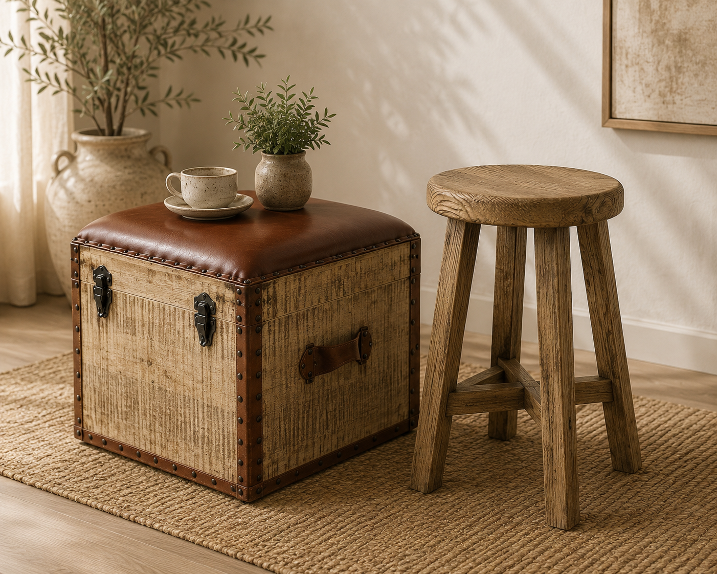 Luxury ottomans and stools NZ