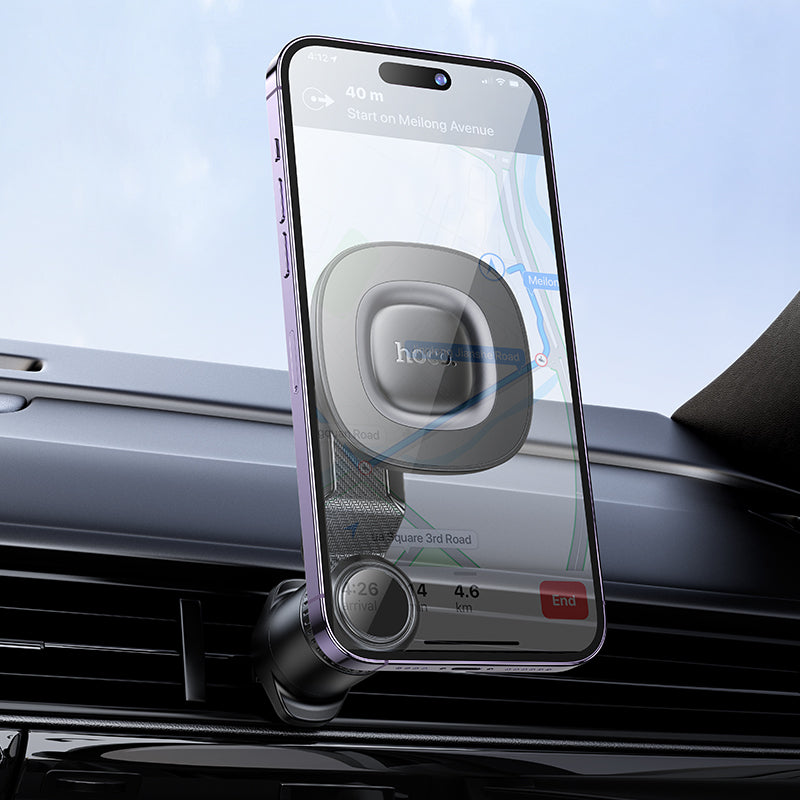 Round Magnetic Air Vent Phone Holder with Hook Locking (H74)