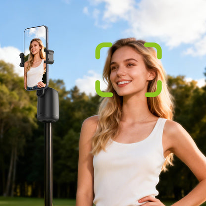 360° AI Face Tracking Smart Mount | Auto-Tracking PTZ Phone Holder for Vlogging & Streaming (E44)