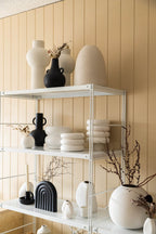 Swan Vase Black