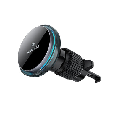 25W Qi2 Wireless Charging Phone Holder for Air Vent, with Active Cooling, Ambient Light (D61)