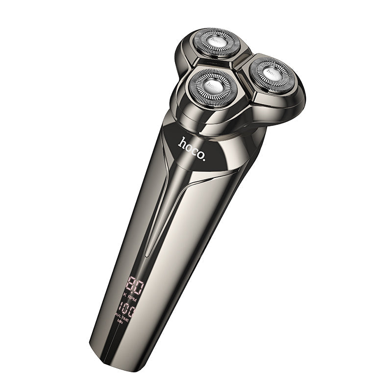 Electric Rotary Shaver | 3D Floating Heads, Smart LED Display, 3500 RPM