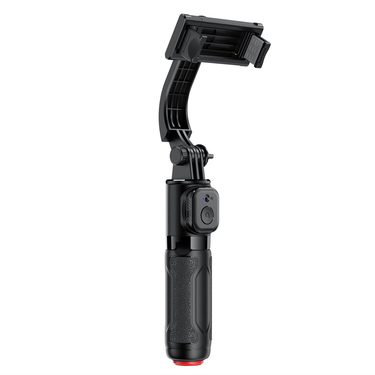 Premium 0.63m Selfie Stick with Drop-to-Open Tripod | Mini Portable Aluminum Stand with Bluetooth Remote (E43)