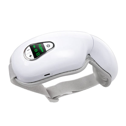Electric Portable Eye Massager with Smart LED Display, Music Player, Warm Compress (HP54)