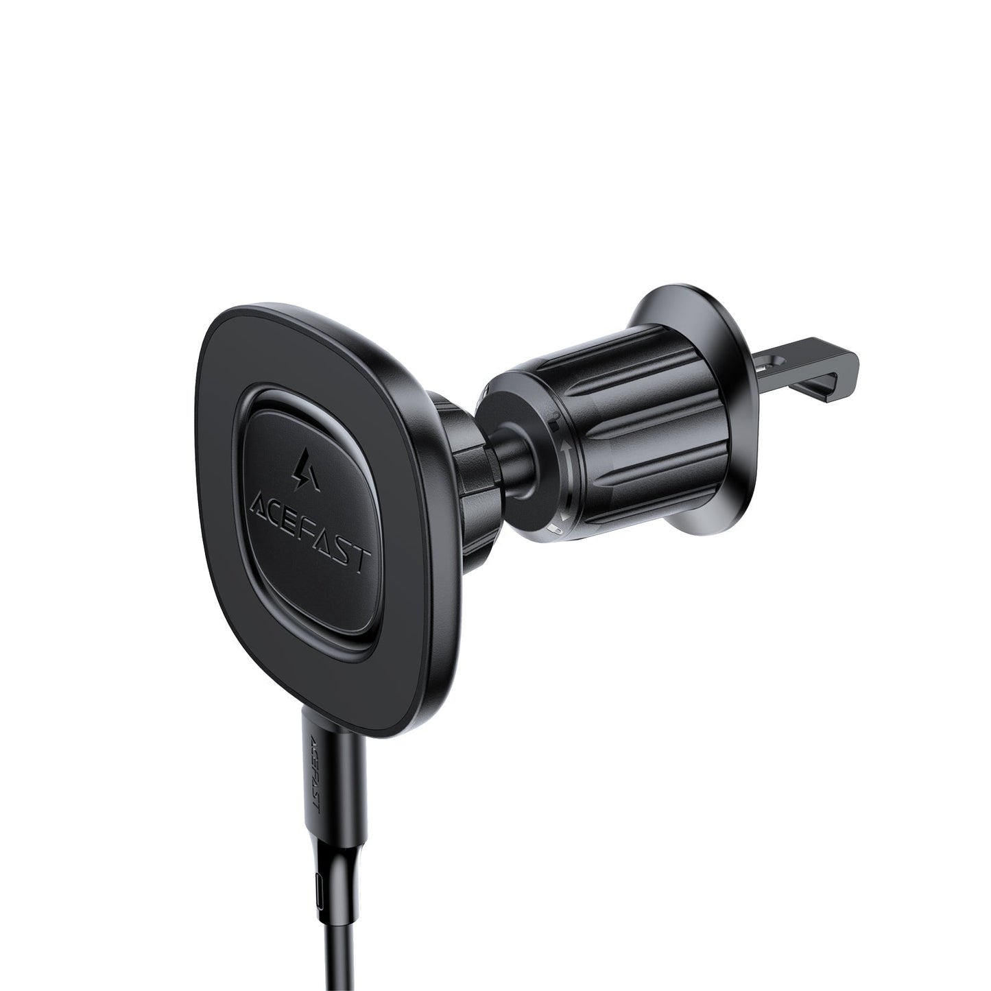 15W Magnetic Wireless Charging Air Vent Phone with Round Magnet (D46)