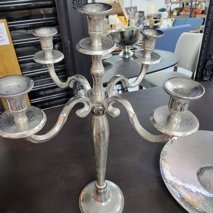 Aluminium Tall Candelabra