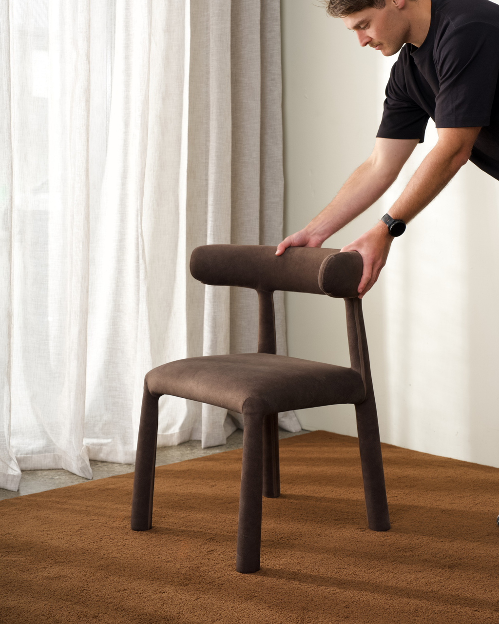 Lou Dining Chair - Mocha