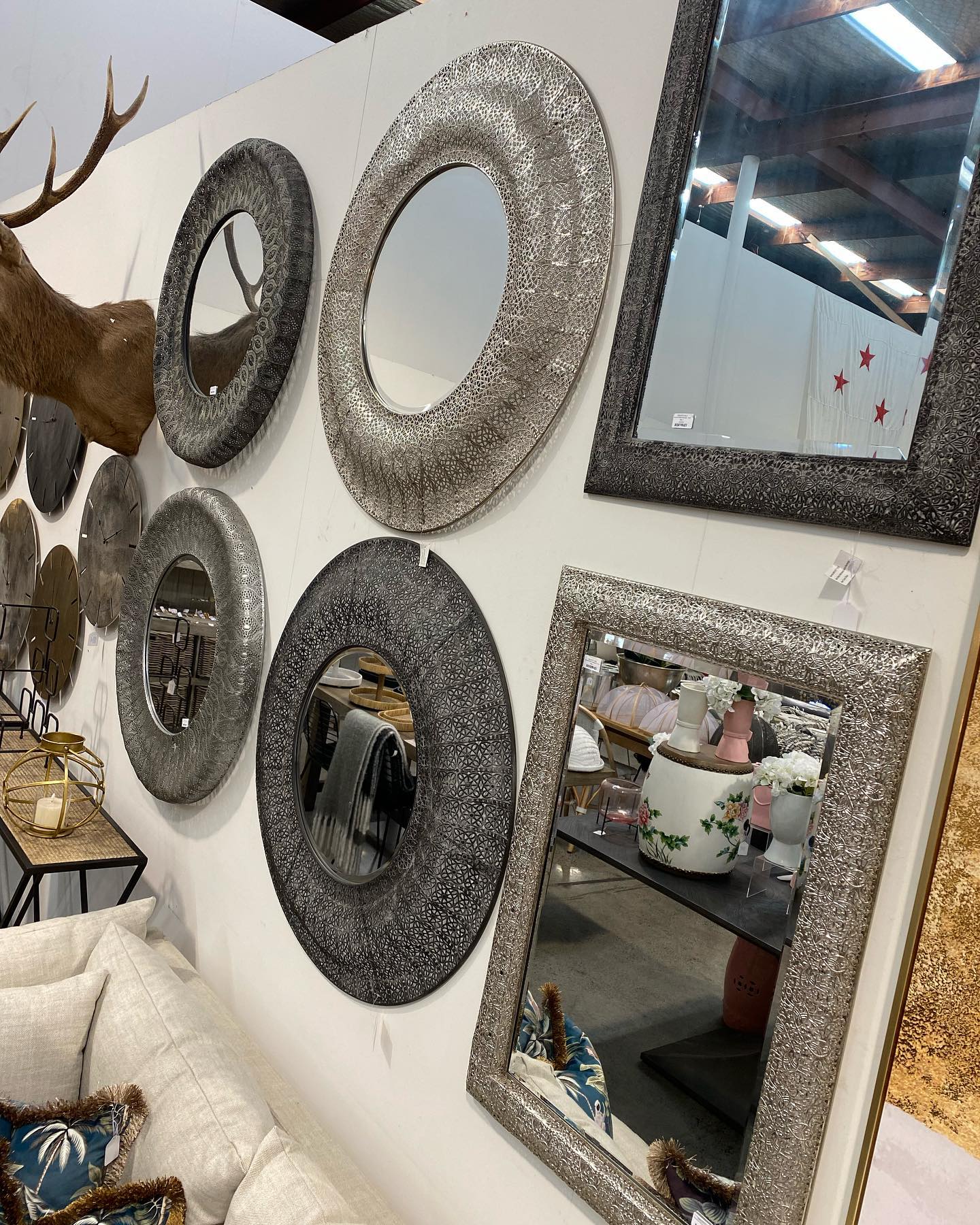 Marrakesh Wall Mirror - Silver