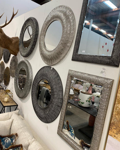 Marrakesh Wall Mirror - Silver