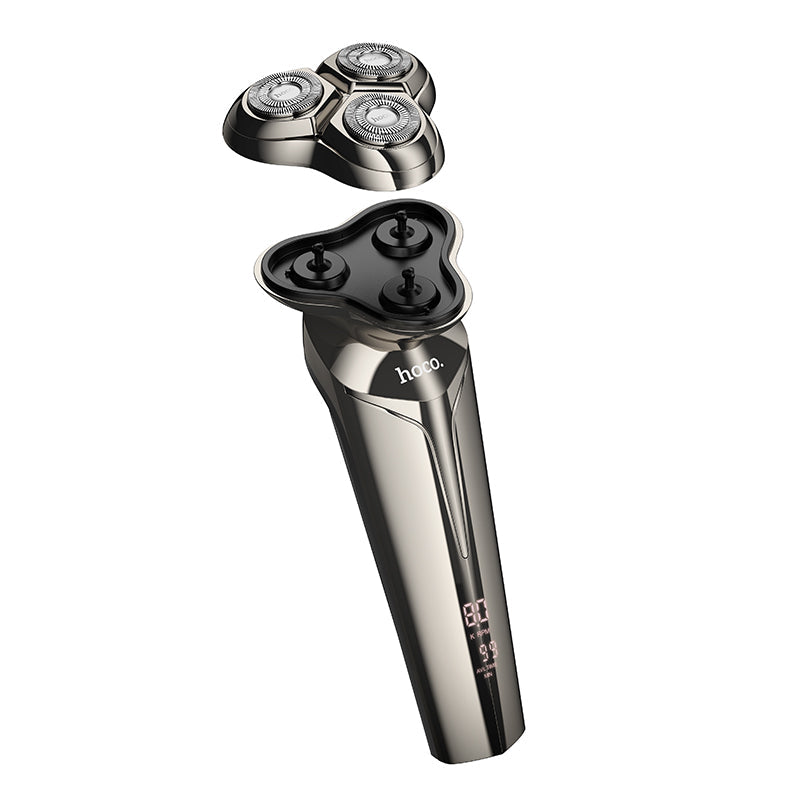 Electric Rotary Shaver | 3D Floating Heads, Smart LED Display, 3500 RPM