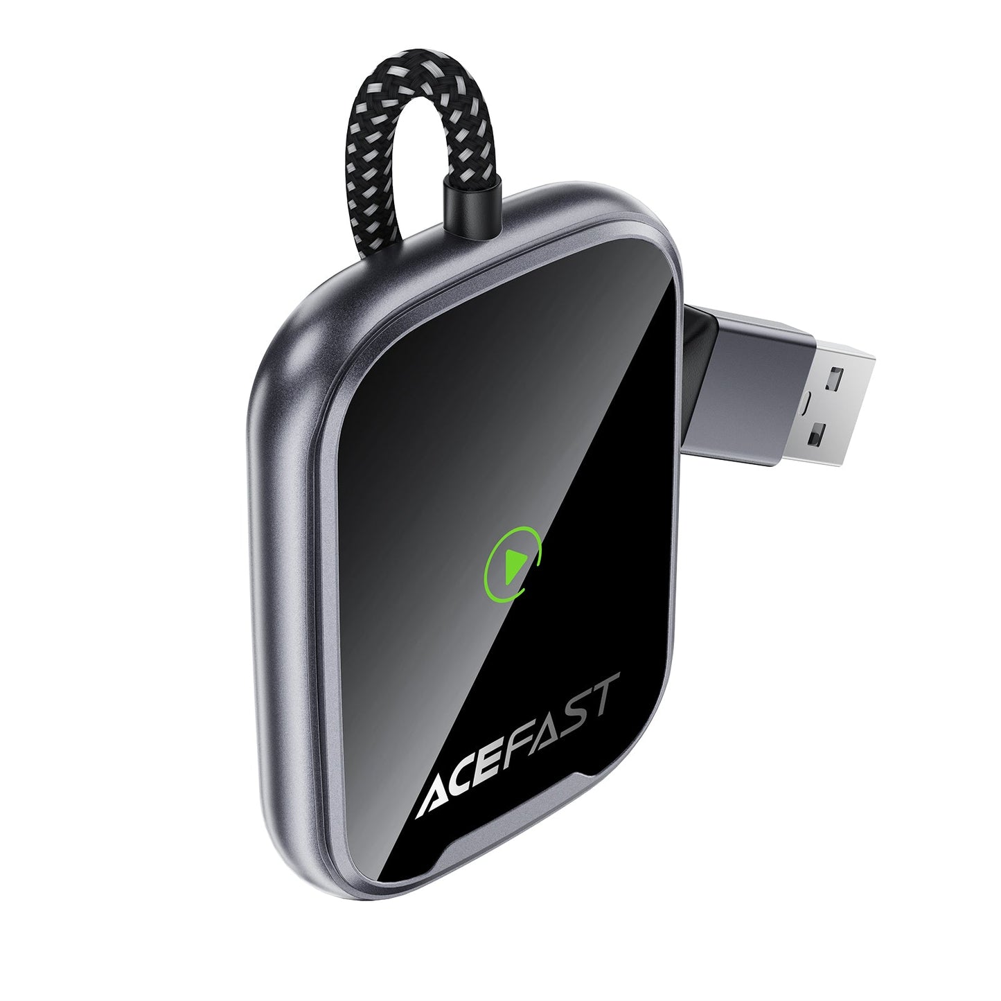 Wireless Adaptor for Apple CarPlay & Android Auto with USB-A & USB-C Plug (QC1)