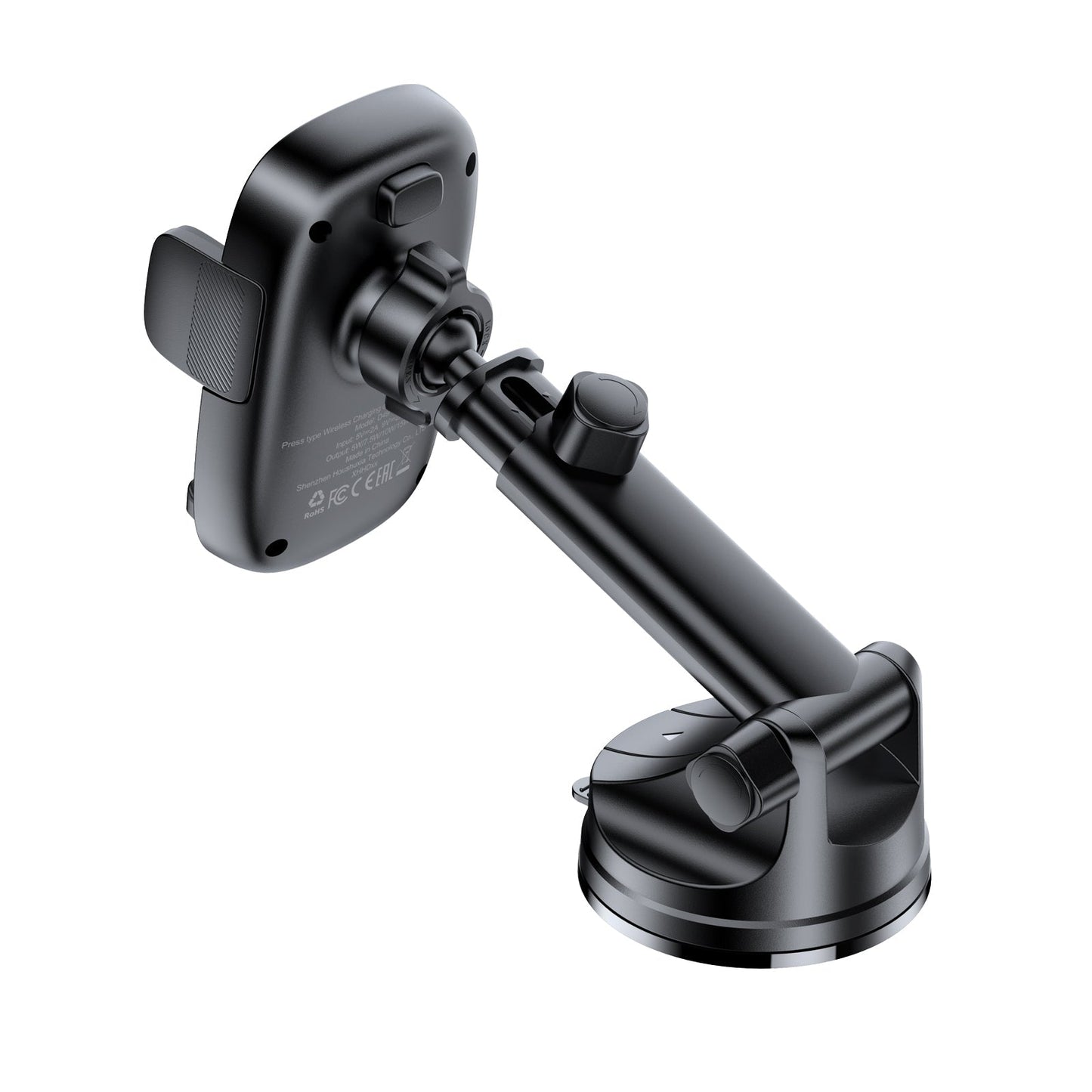 15W Wireless Charging Phone Holder for Windshield / Dashboard (D49)