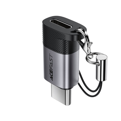 Premium Nylon Braided Lightning to USB-C Adapter | 60W Fast Charging & Data Sync Dongle (J19)