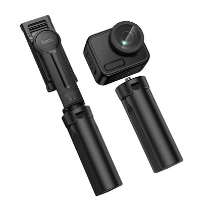 Ultra Compact Multifunctional Selfie Stick with Mini Detachable 20cm Tripod, Camera Mount (K100)