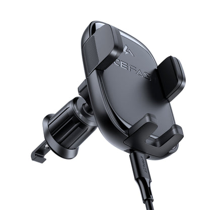 15W Wireless Charging Phone Holder for Air Vent (D48)