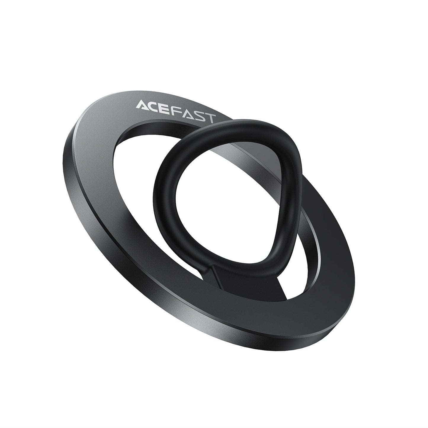 Ultra-Thin Magnetic Phone Ring Holder | Premium Aluminum & Silicone Grip Stand (E35)