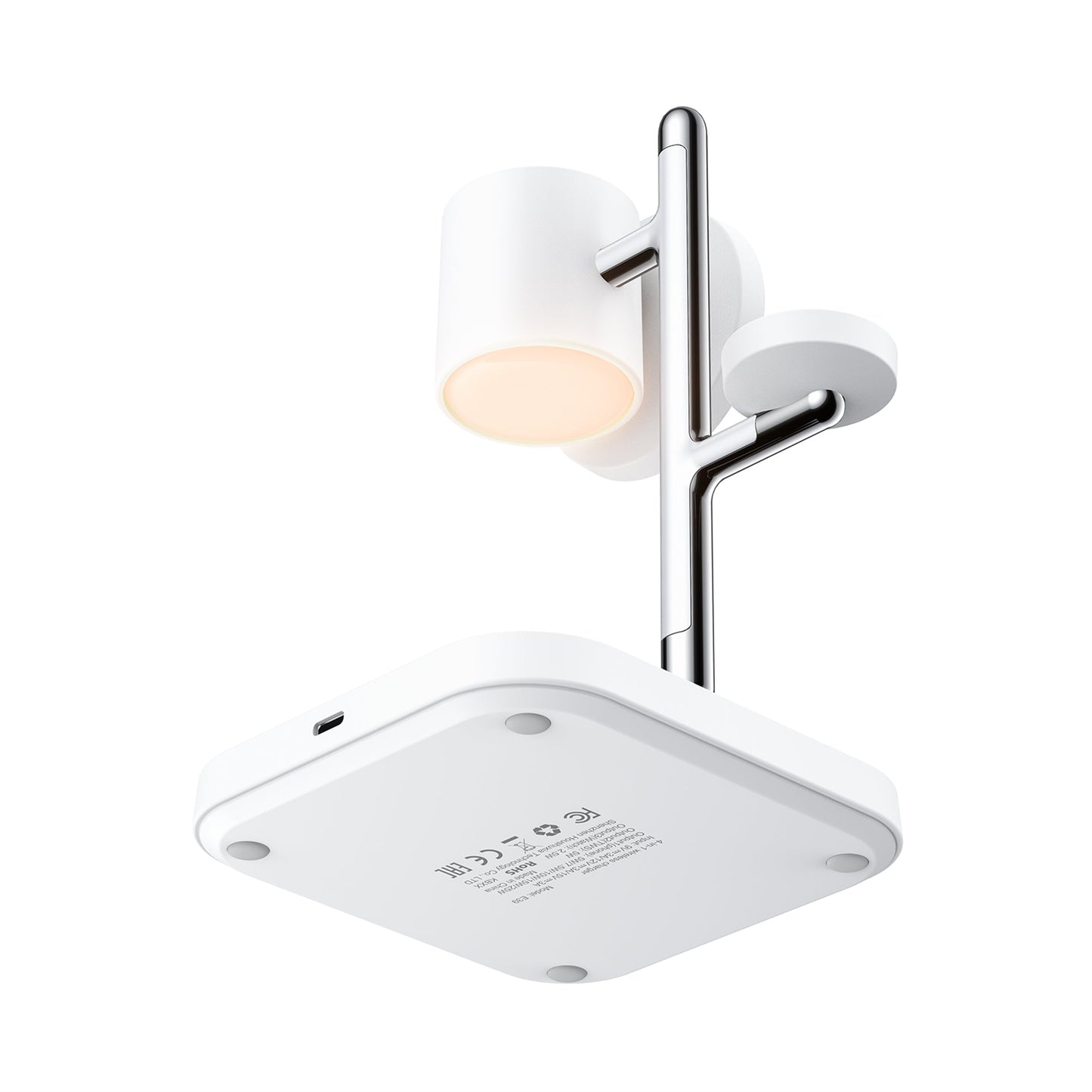 32.5W Qi2 Premium 3-in-1 Magnetic Wireless Charger with Night Ambient Light (E39)