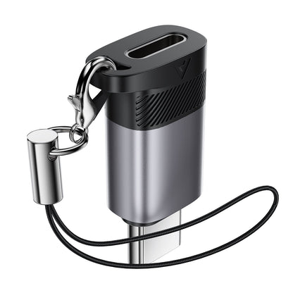 Premium Nylon Braided Lightning to USB-C Adapter | 60W Fast Charging & Data Sync Dongle (J19)
