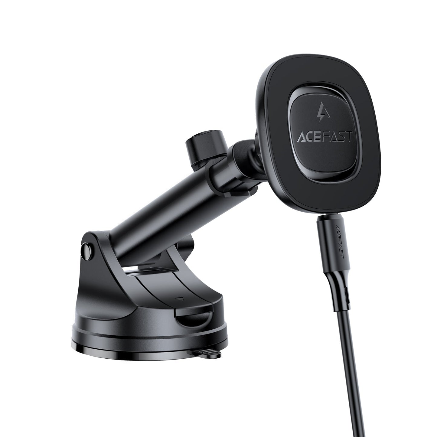 15W Magnetic Wireless Charging Phone Holder for Windshield / Dashboard (D47)