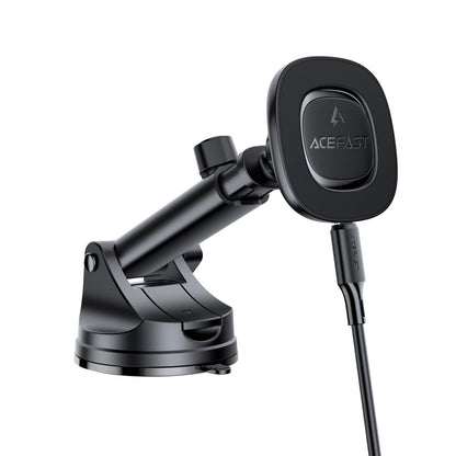 15W Magnetic Wireless Charging Phone Holder for Windshield / Dashboard (D47)