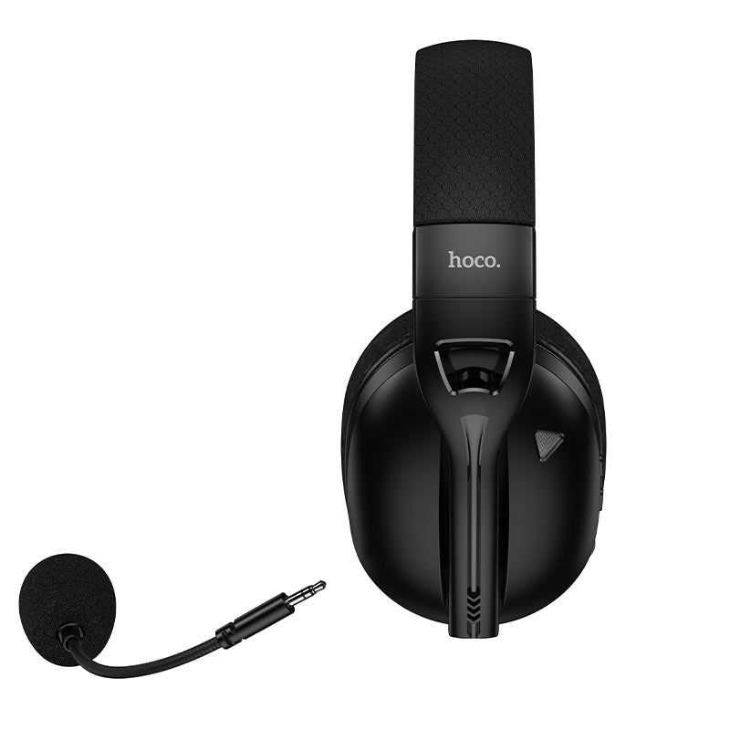 Premium Wireless Gaming Headset with Detachable Microphone, Wired Mode, 2.4G & Bluetooth Dual Wireless Mode (W114)