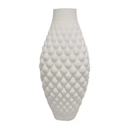 3D Vase Carson - White