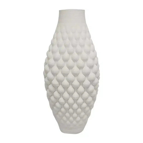 3D Vase Carson - White