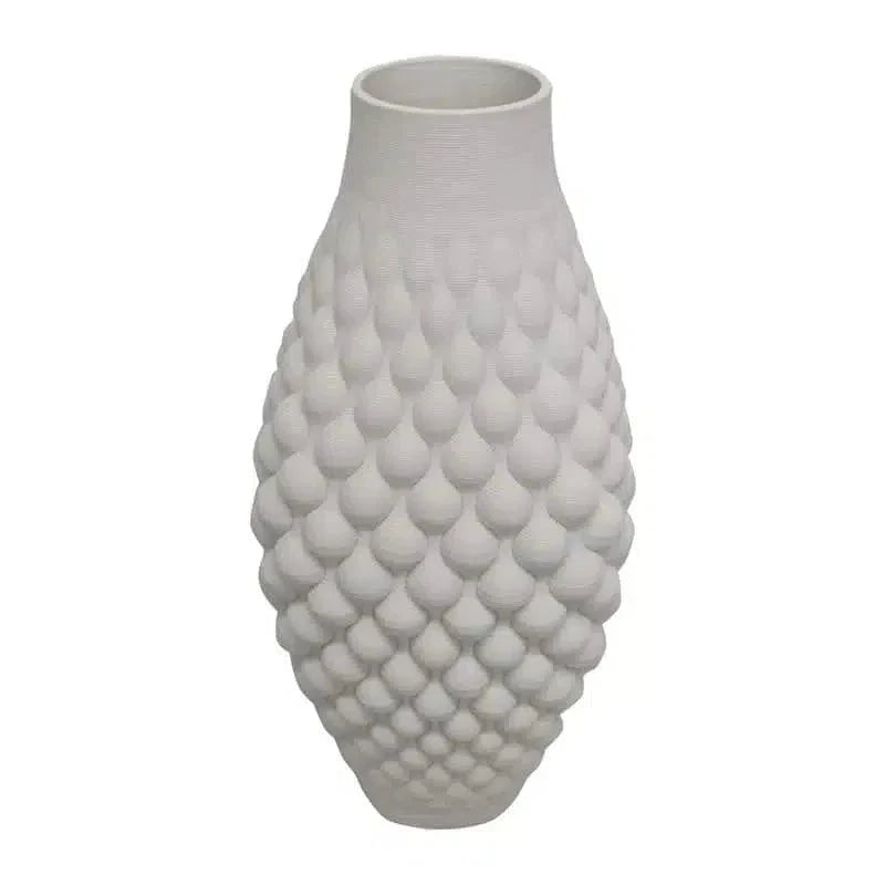 3D Vase Carson - White