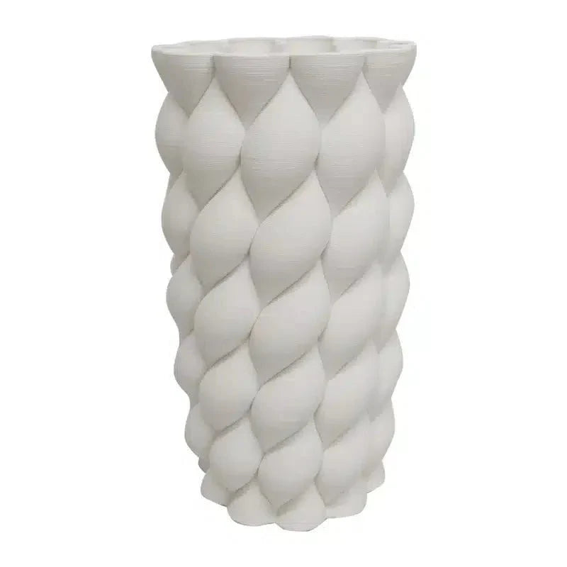 3D Vase Cody - White