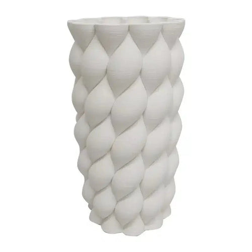 3D Vase Cody - White