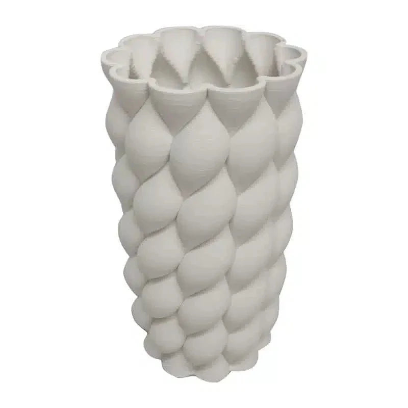 3D Vase Cody - White