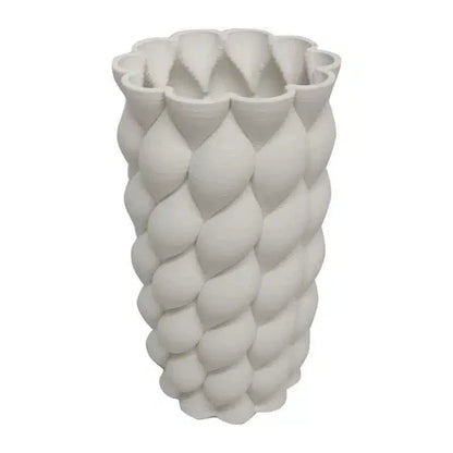 3D Vase Cody - White