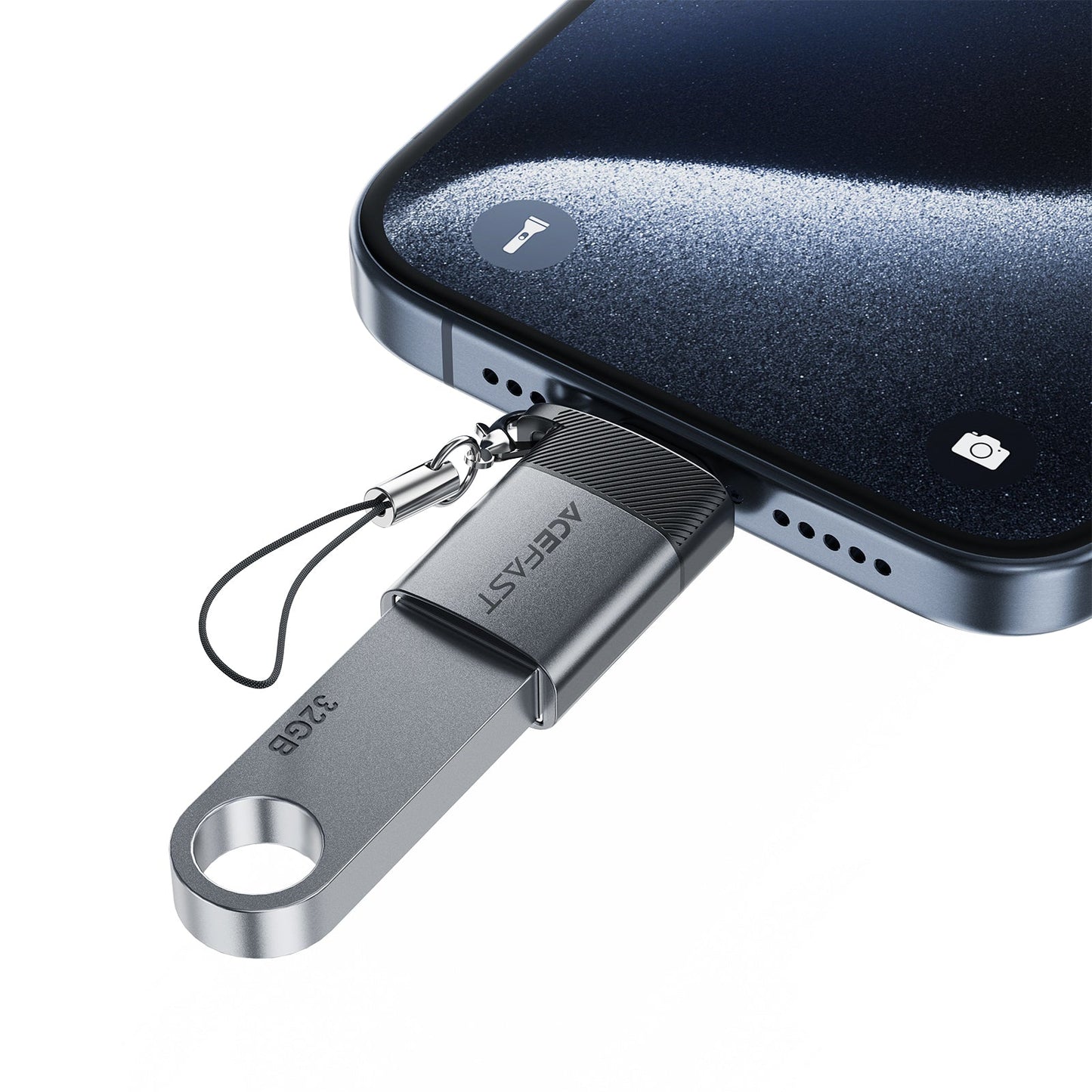 High-Speed USB-A to USB-C OTG Adapter | 10Gbps Data Sync & Charging Dongle (J7)