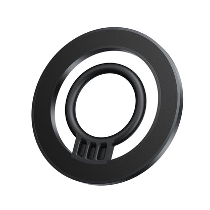 Ultra-Thin Magnetic Phone Ring Holder | Premium Aluminum & Silicone Grip Stand (E35)