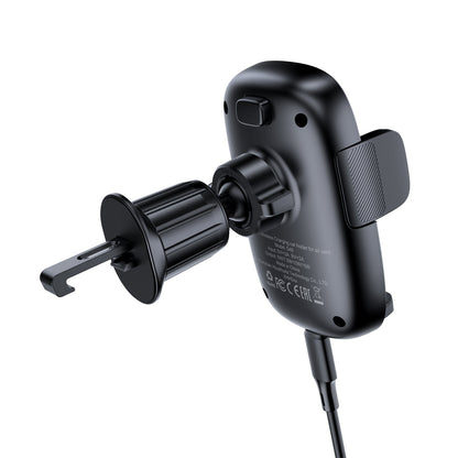 15W Wireless Charging Phone Holder for Air Vent (D48)