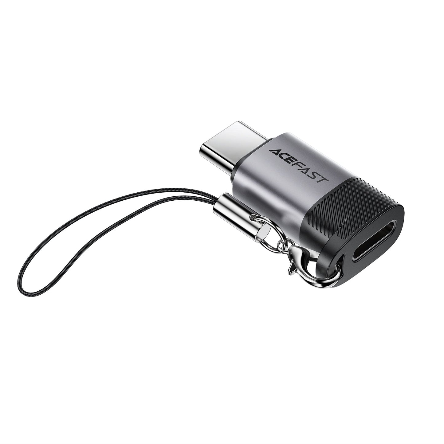 Premium Nylon Braided Lightning to USB-C Adapter | 60W Fast Charging & Data Sync Dongle (J19)
