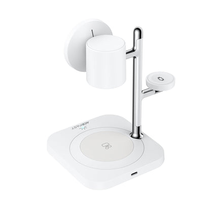32.5W Qi2 Premium 3-in-1 Magnetic Wireless Charger with Night Ambient Light (E39)