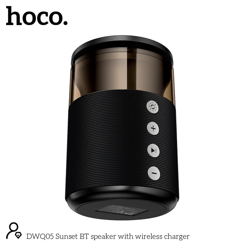 15W 4-in-1 Magnetic Wireless Fast Charger, with Wireless Speaker, Ambient Light (DWQ05)
