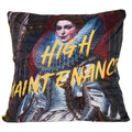 Slogan Velvet Cushion - High Maintenance