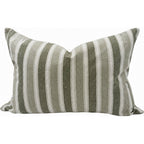 Snugg & Co Striped Cushion - Green